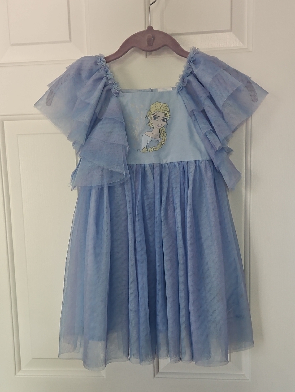 Disney Light Blue Elsa Tulle Party Dress